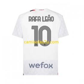 Camisolas de futebol AC Milan Rafael Leao 10 Equipamento Alternativa 2023/24 Manga Curta